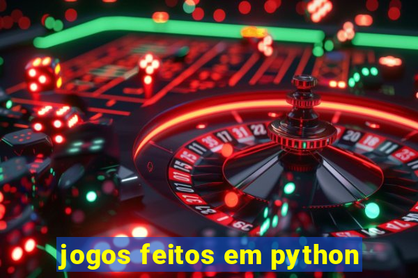 jogos feitos em python